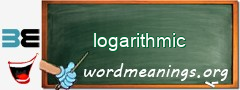 WordMeaning blackboard for logarithmic